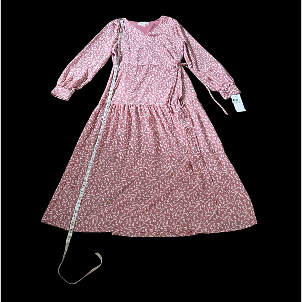 Lapis & Lillies Wrap Dress Size M - Picture 5 of 13